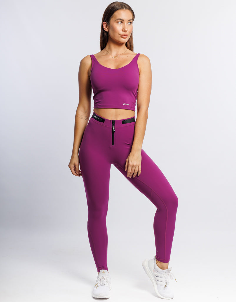 Gymshark Womens Adapt Ombre Seamless Leggings in Light Purple Marl size  X-Large