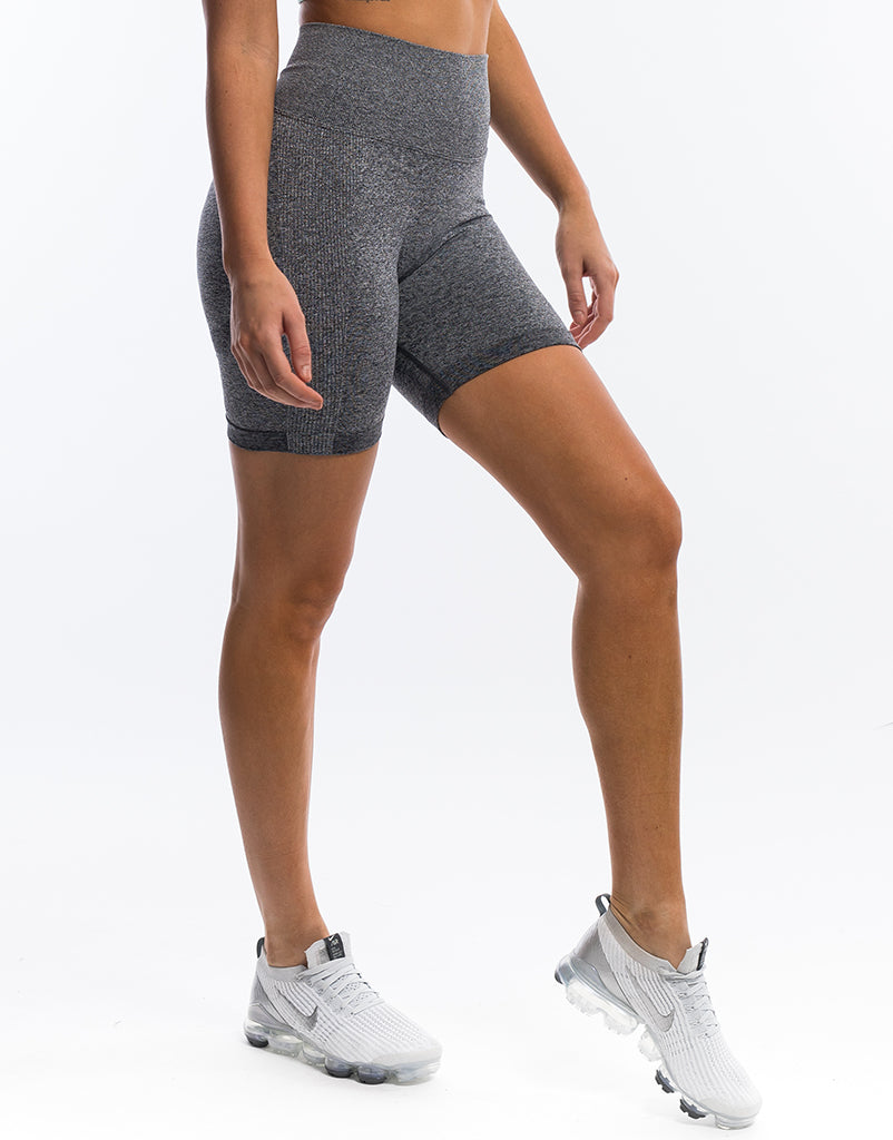 Arise Scrunch Shorts - Charcoal