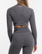 Arise Comfort Cropped Long Sleeve - Charcoal